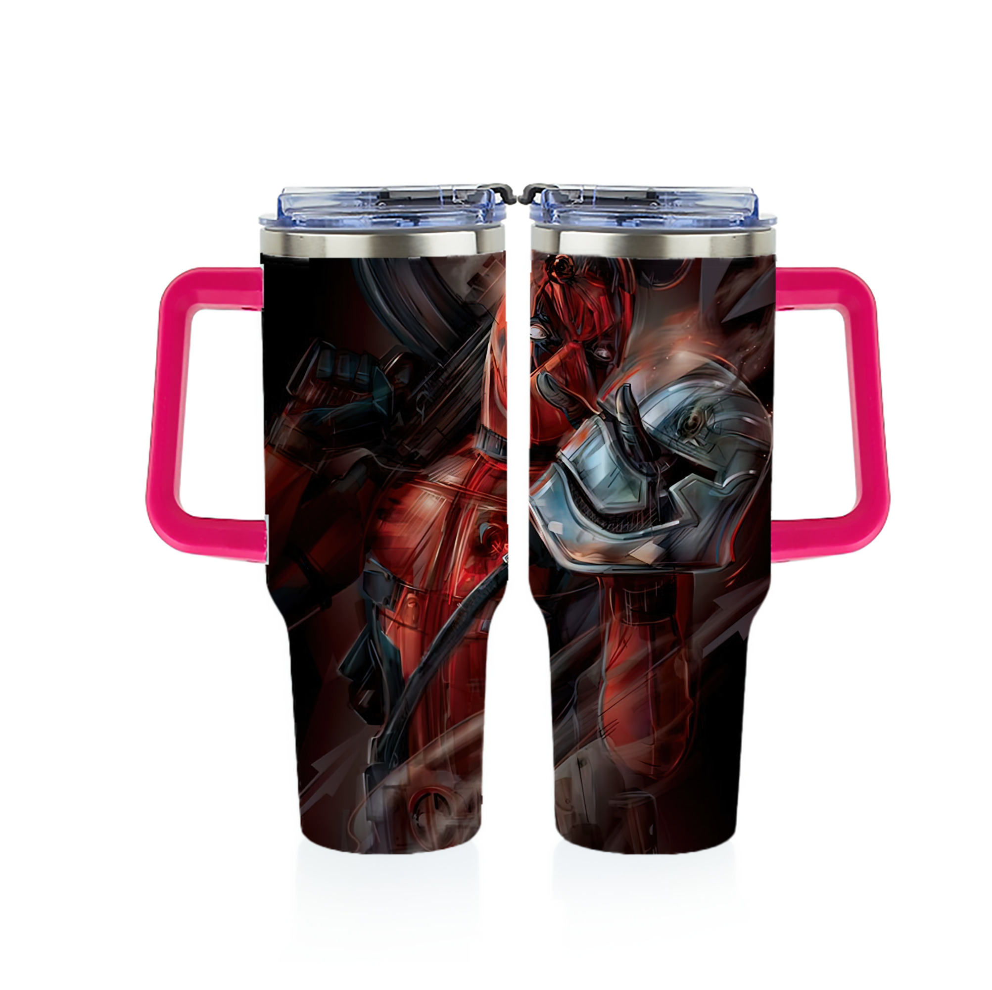 （画像用） Deadpool デッドプール 1200ｍLフルプリント車用タンブラー